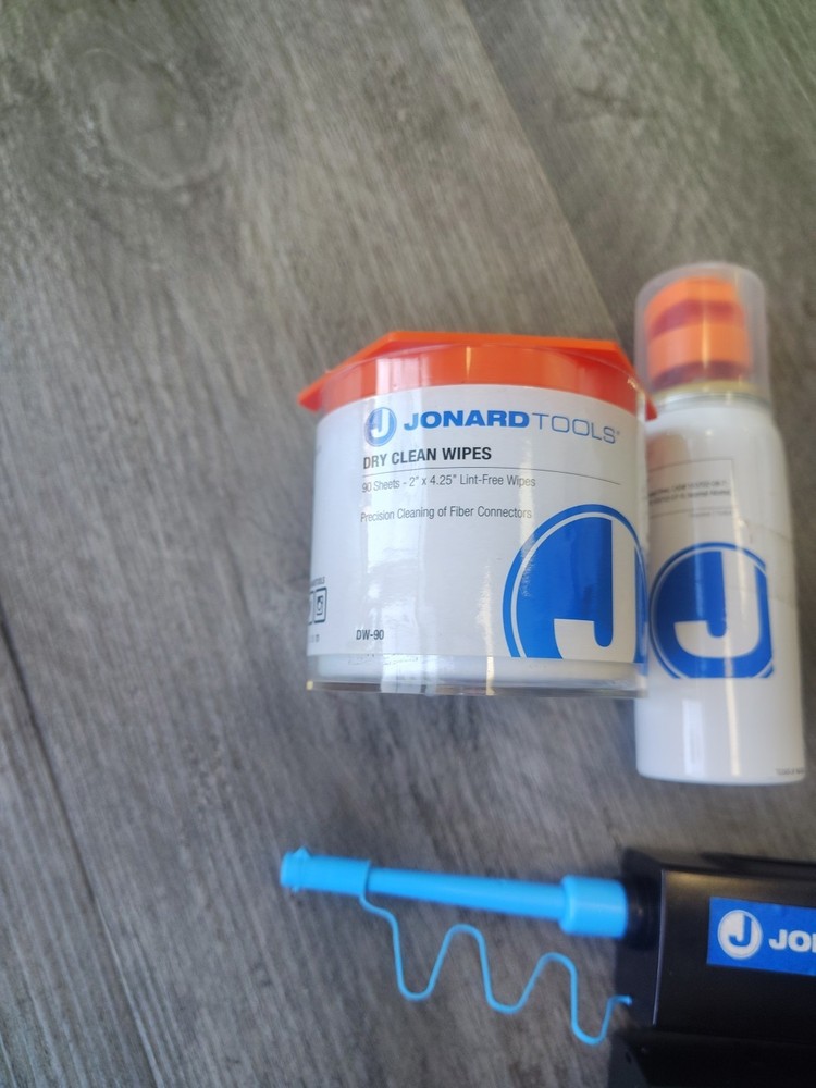 Jonard TK-182 Fiber Cleaning Kit