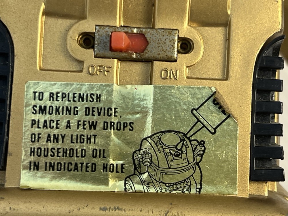 Magic Mike Robot 2002 2 Model B 1980s No 1165 Gold - Untested