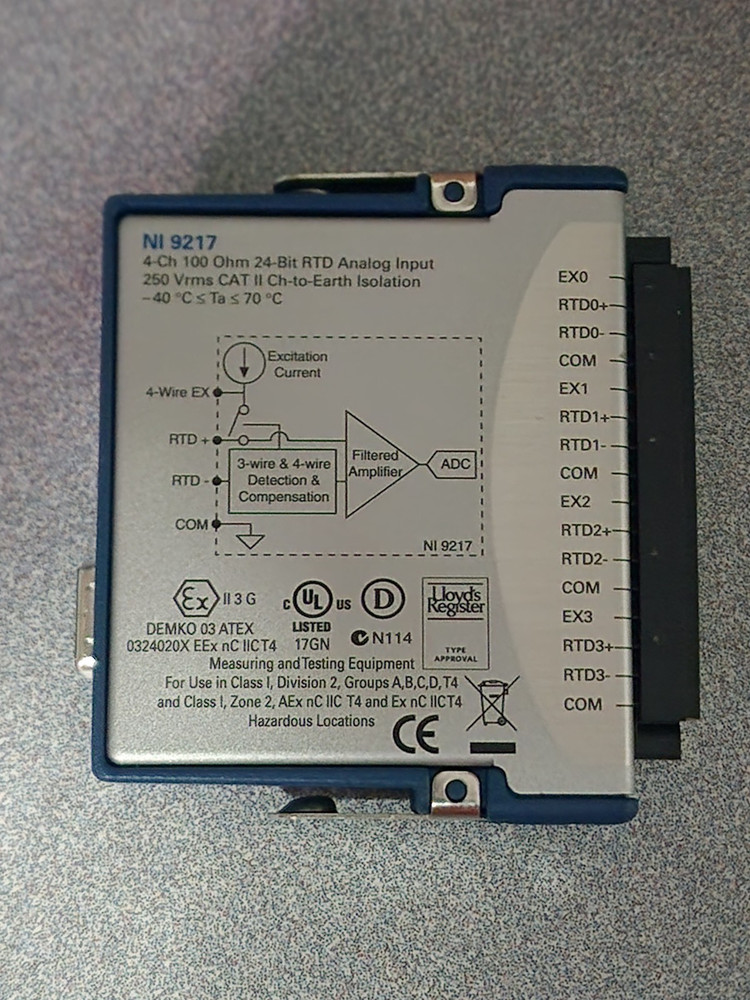 National Instruments NI 9217 Analog Input DAQ Module 4-Channel
