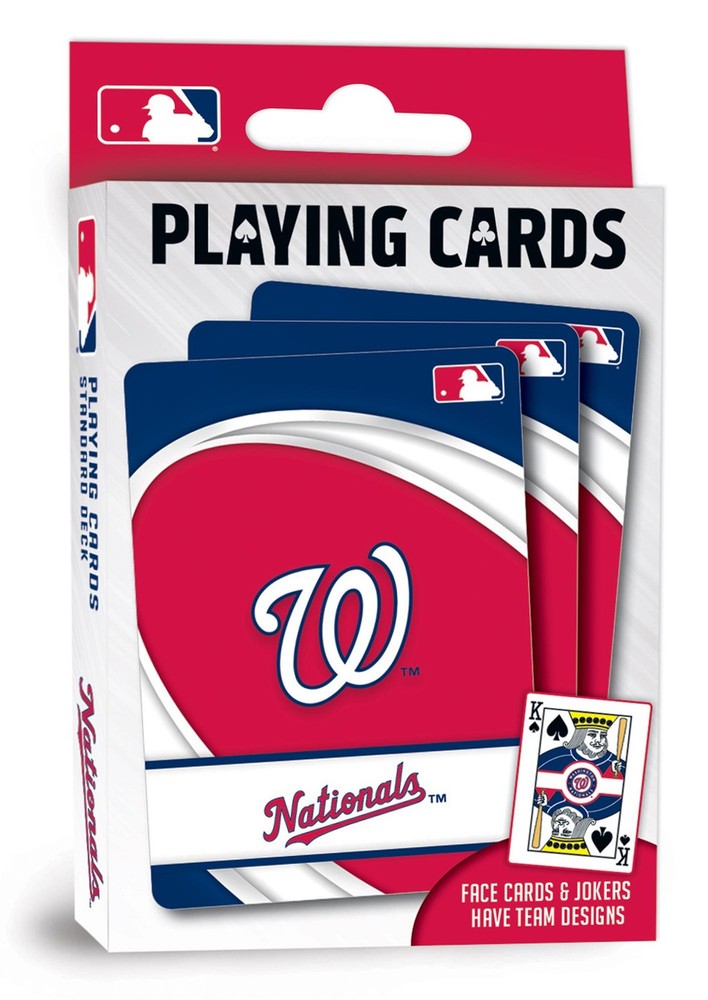 Washington Nationals Playing Cards – MLB Deck