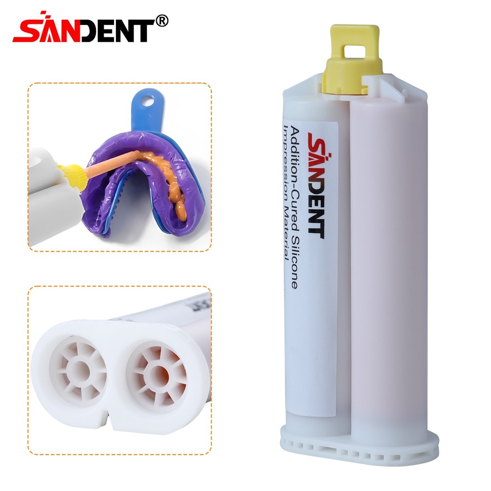 REGULAR SET Light Body Dental Impression Material VPS 50ml 5 Tips dk