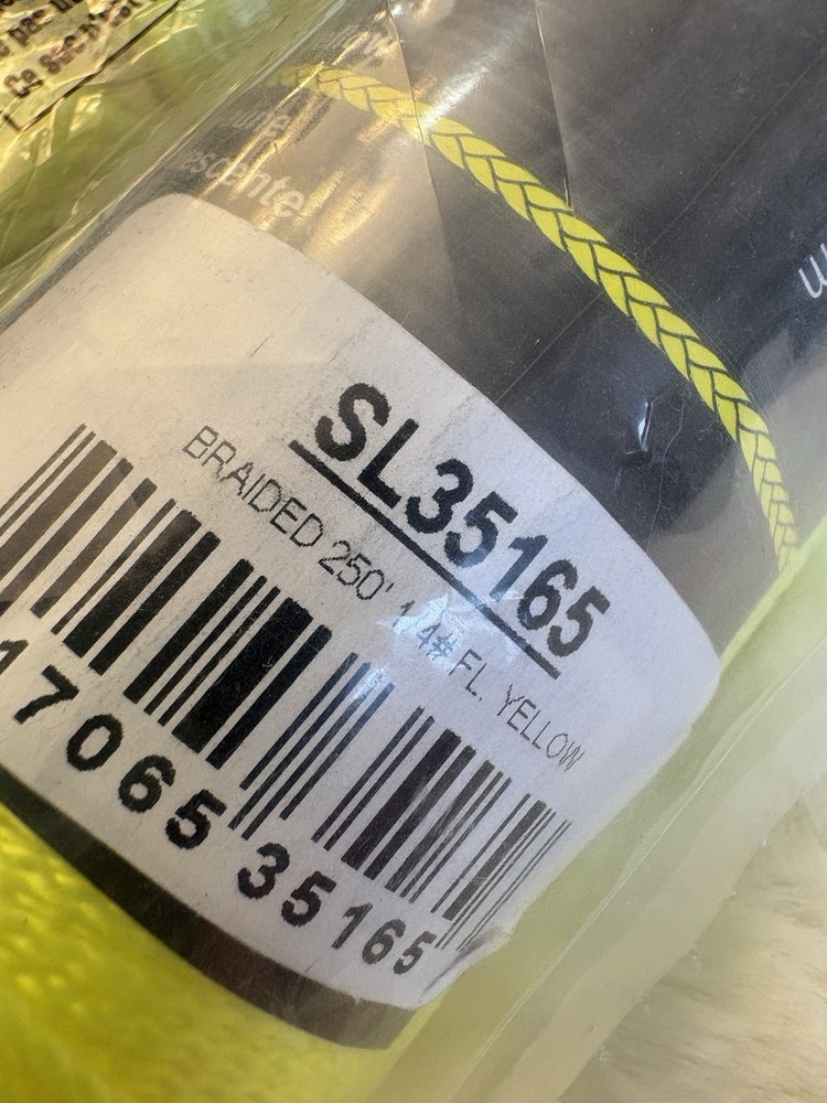 Stringliner Mason’s Line Replacement Rolls Braided Fluorescent Yellow New 6pack