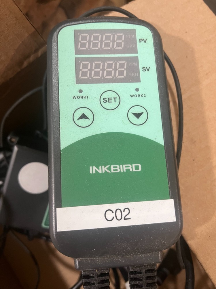 Inkbird ICC-500T CO2 Meter Carbon Dioxide Controller & CO2 S01 Sensor