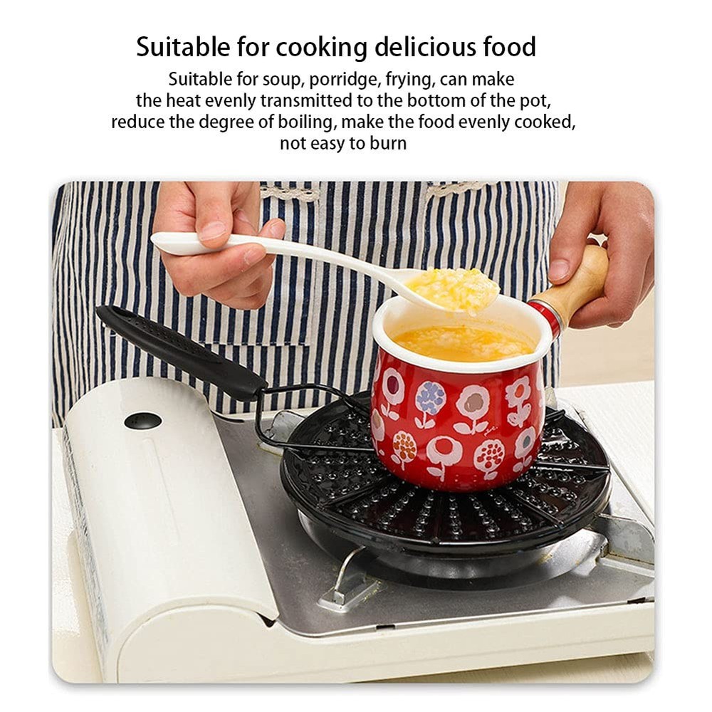 Heat Diffuser for Gas Stove,Even Distribution black