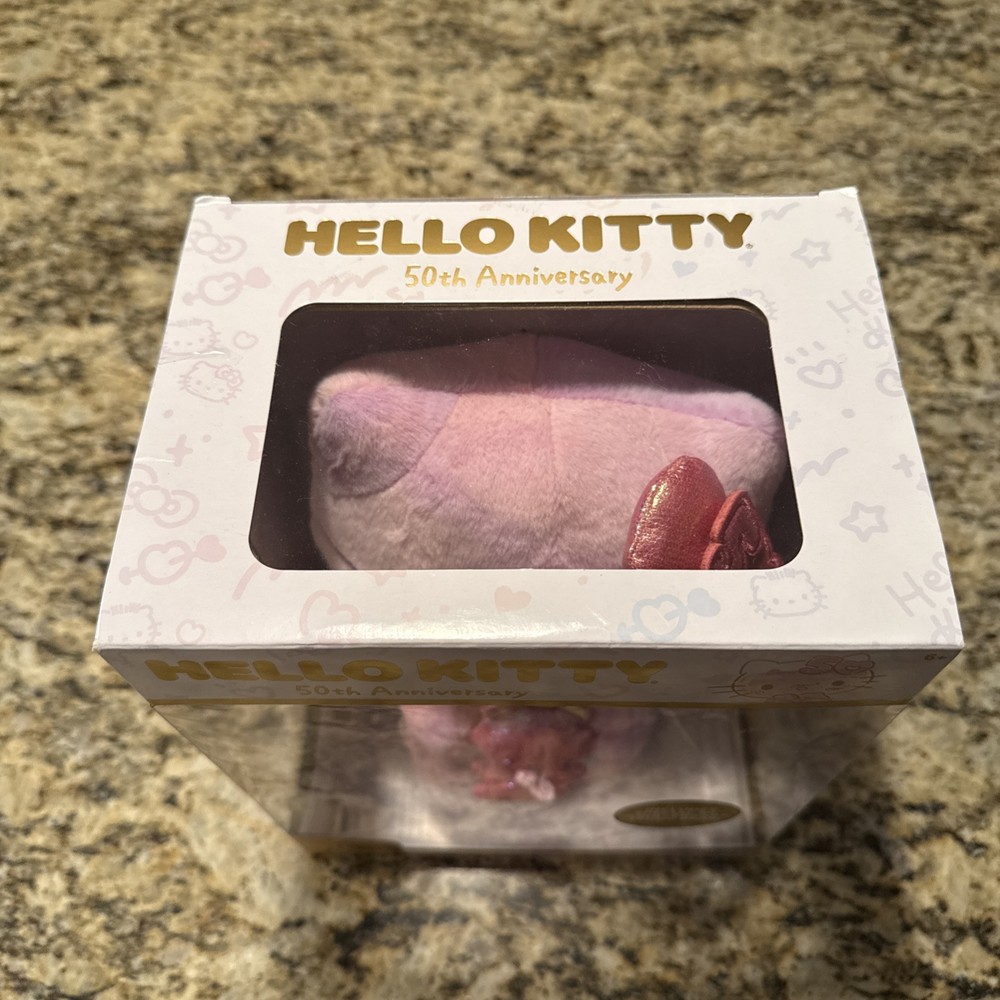 Hello Kitty with Tiny Chum 8" 50th Anniversary Plush New with Box