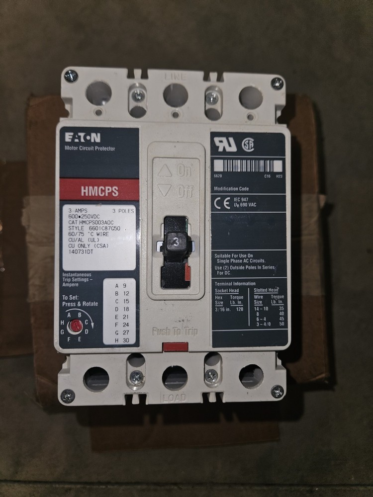 HMCPS 3A Motor Starter 003A00C