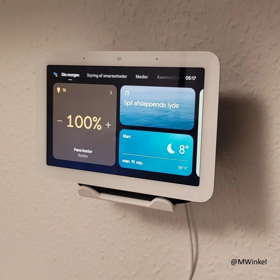 Google Nest Hub or Hub Max Wall Mount