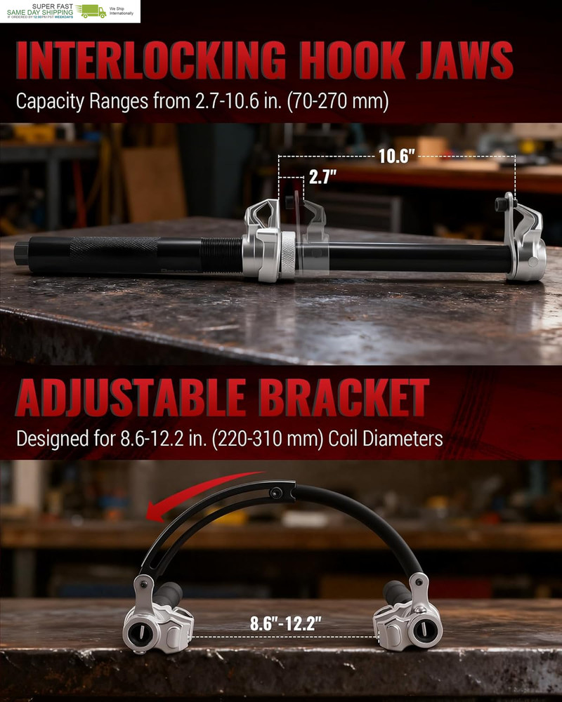 Spring Compressor Tool, Coil Spring Compressor Tool and Strut Spring Compressor