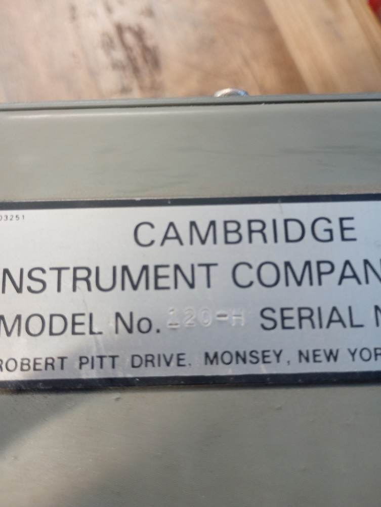 Cambridge Hydrogen Analyzer 120-H / Cambridge Instruments