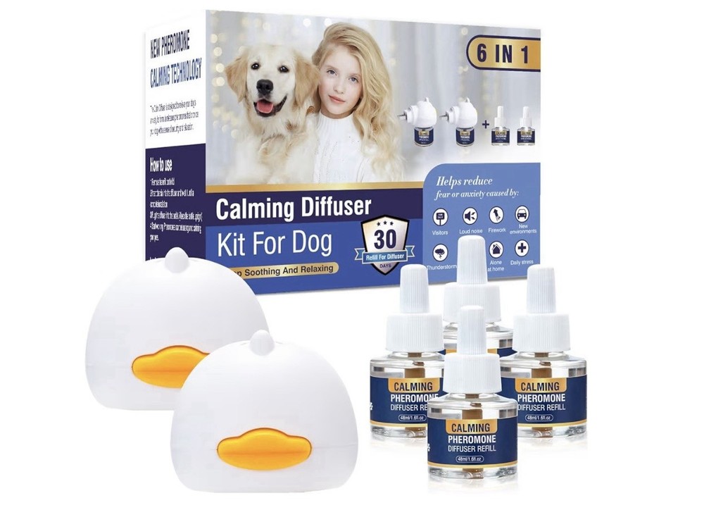 Calming Diffuser Kit for Dog Plug-In with Pheromone Refills 30 Day Supply