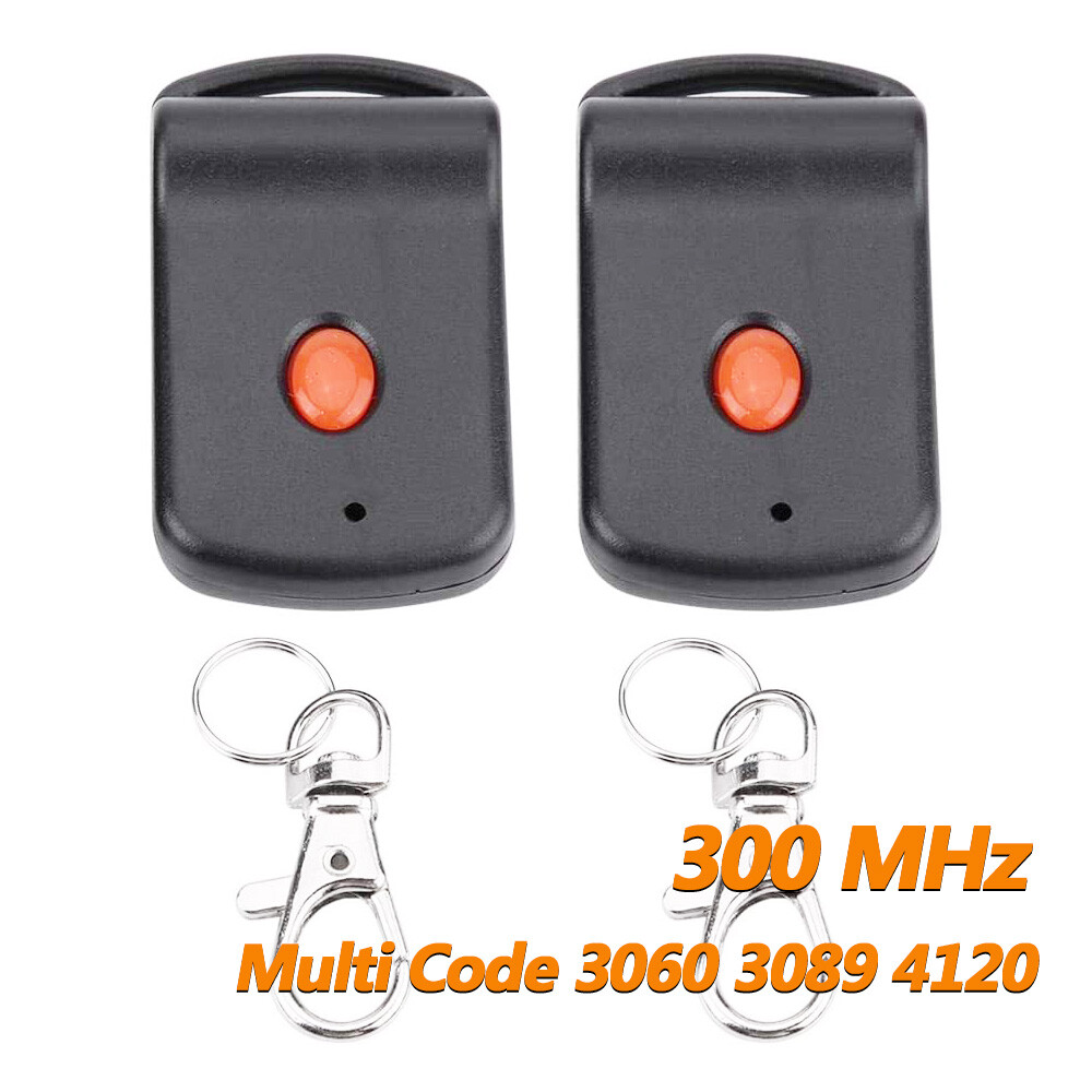 2 Pc Multi-Code 3089 MultiCode 308911 Linear MCS308911 Garage Gate Remote 300mhz