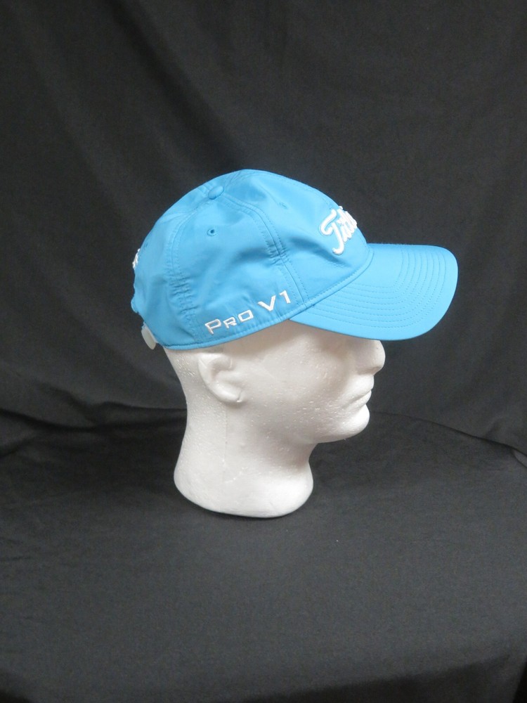 Titleist Cap Golf Pro V1 Medium Blue with Hook and Loop Adjustable Logo