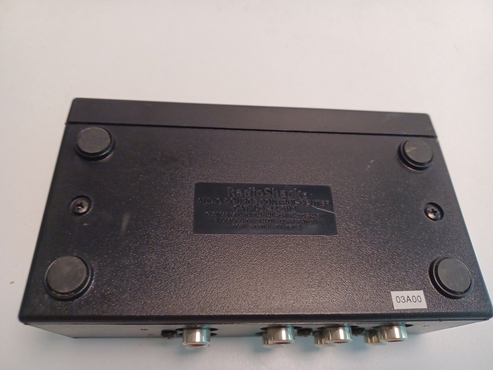 Radio Shack 3 Component Audio Source Control Center 42-2112