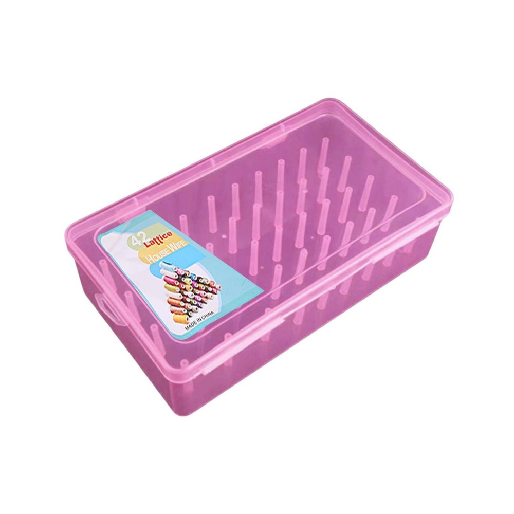 Sewing Thread Storage Box Sewing Reel Case Spool Thread Rack
