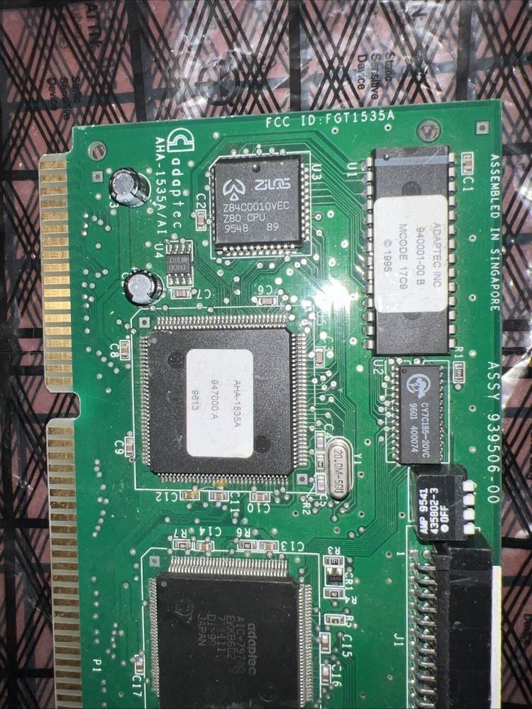 ADAPTEC AHA-1535A ISA SCSI CONTROLLER ADAPTER See Descript