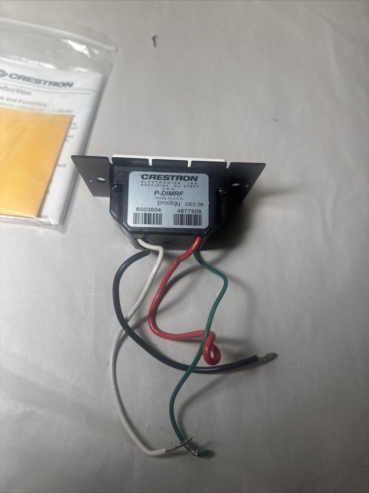CRESTRON P-DIMRF SINGLE BUTTON PRODIGY WIRELESS DIMMER 6503604