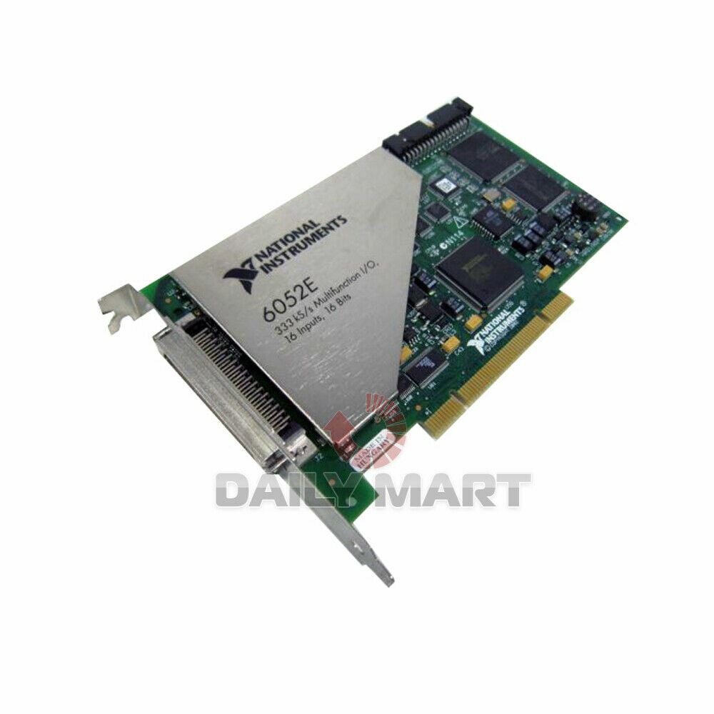 Used & Tested National Instruments PCI-6052E Card Analog Input