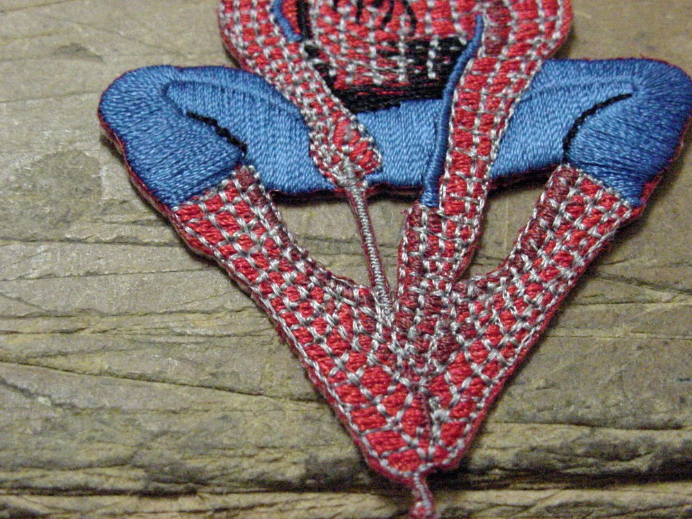 lot of 3 patch Embroidered SPIDERMAN, IRON ON Patch