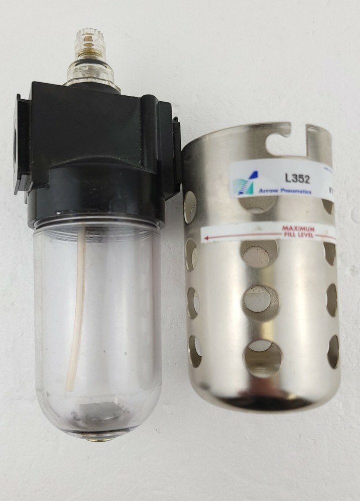 Arrow Pneumatics L352 Lube Poly Bowl 1/4" - Missing A Plastic Cap
