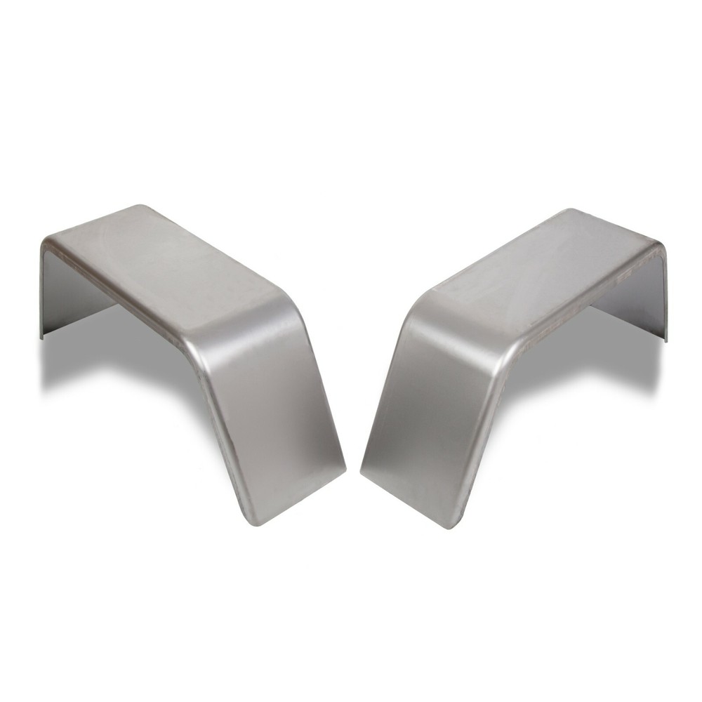 Set of 2 Square Steel Cargo Trailer Fenders Pair 14"-16" wheels 32" x 9" x 13"