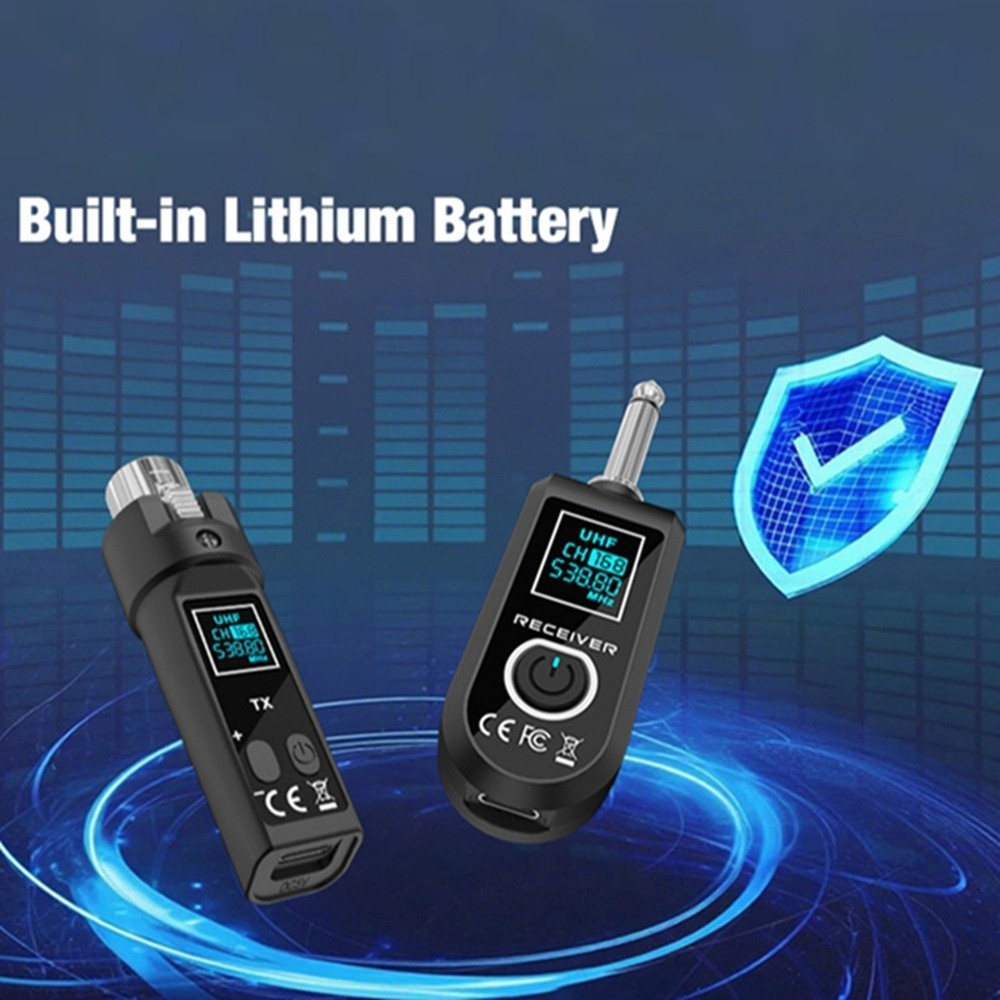 UHF Microphone Converter System XLR Transmitter and Microphone Receiver9933