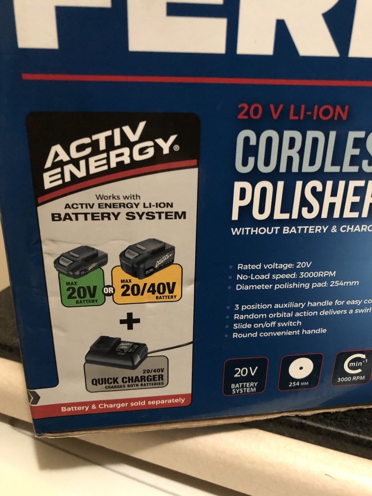 Cordless Polisher & Battery