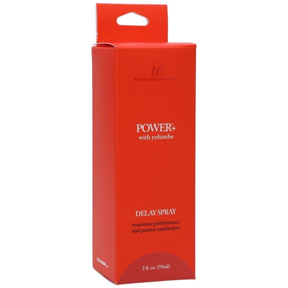 Doc Johnson POWER + Male Erection Delay Desensitizing Spray Increase Stamina
