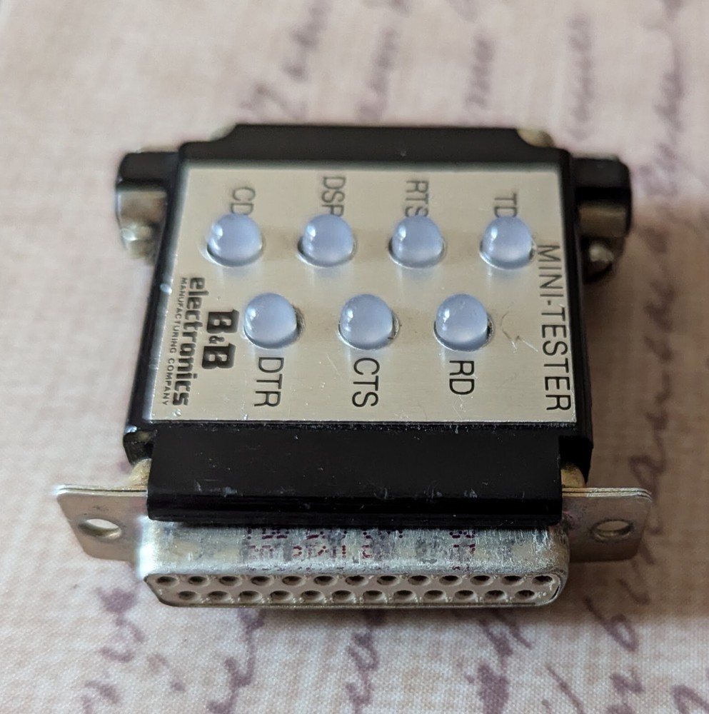 B&B Electronics RS-232 Mini Electronic Old Stock Tester