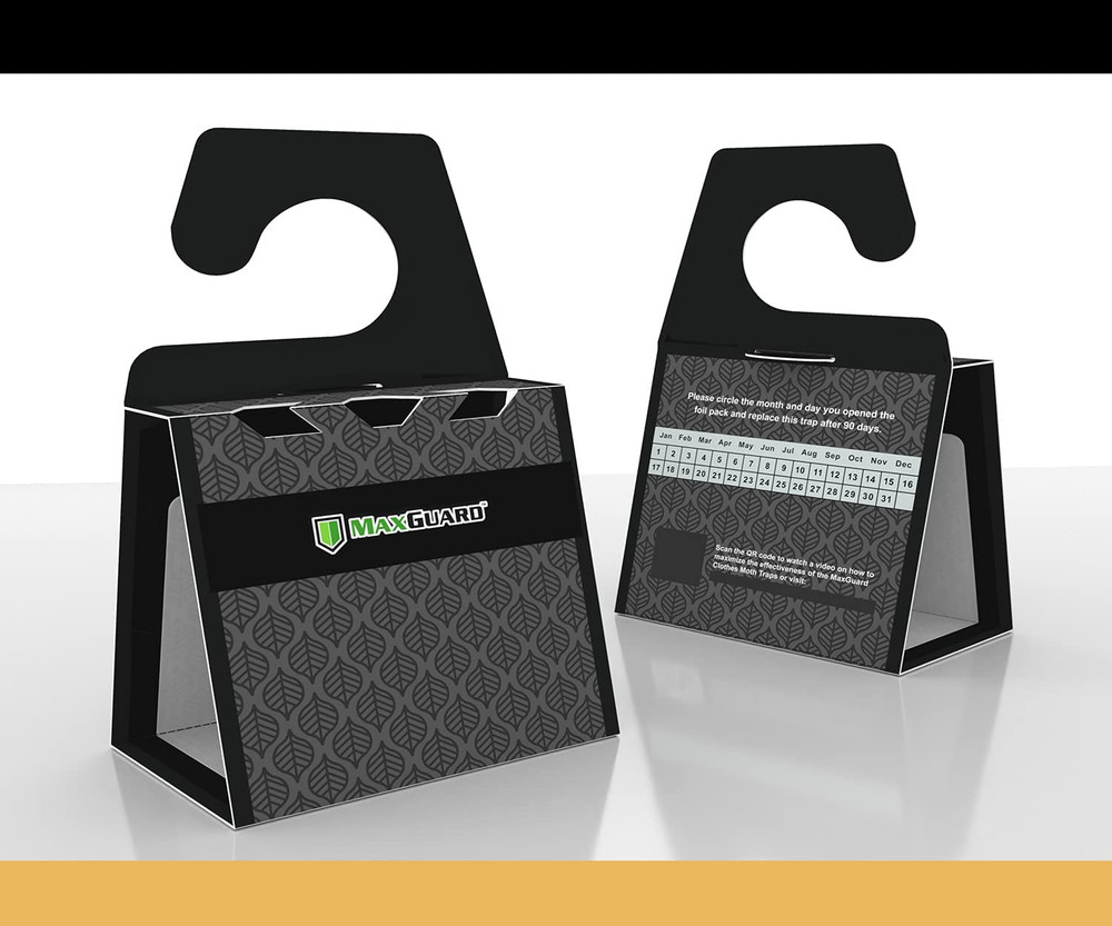Maxguard Clothes Moth Traps (6+2 Free Traps) with Extra Strength Pheromones | N