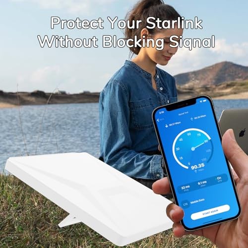 Silicone Protective Case for Starlink Mini, starlink Mini Accessories, White
