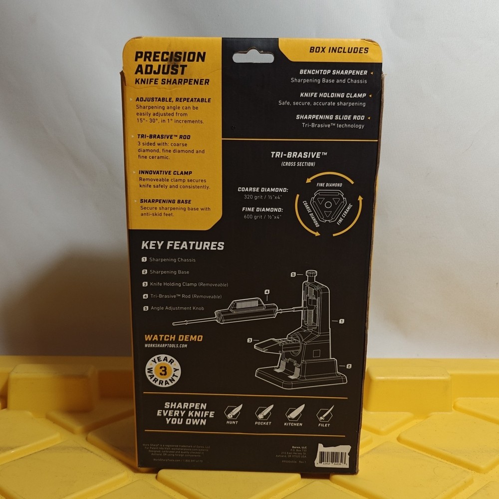 Work Sharp WSBCHPAJ Knife Sharpener for Pocket & Kitchen Knives