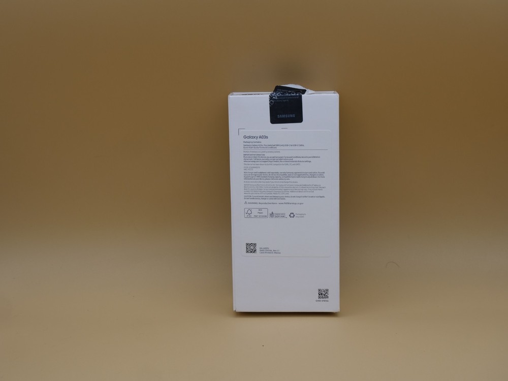 Empty Box ONLY Samsung Galaxy A03s 32gb