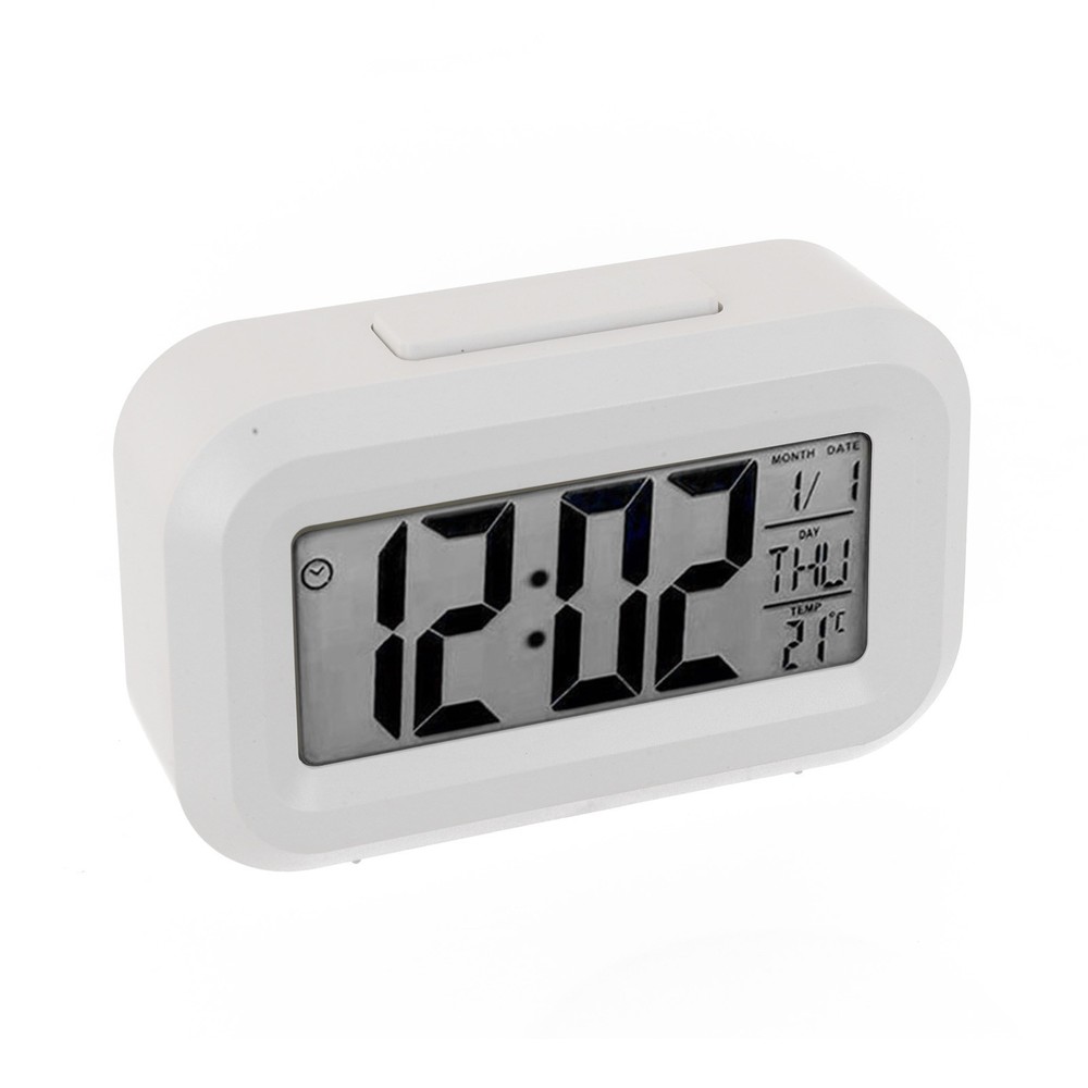 LED Digital Alarm Clock Electronic Screen Desktop Home Office Backlight Snooze
