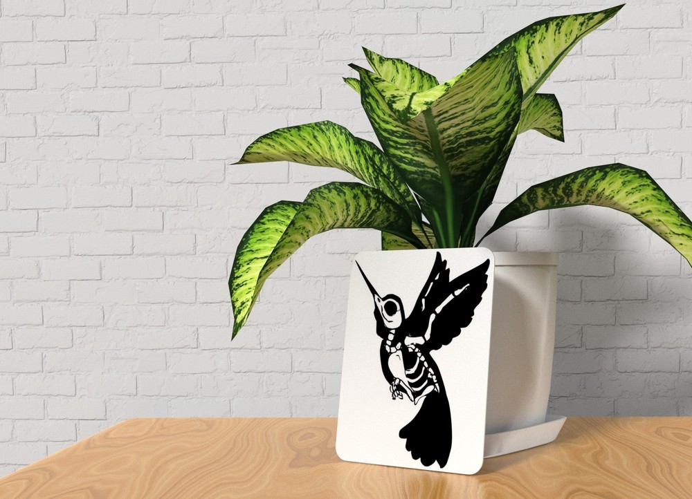 Bird Skeleton | Funny sign For Home or Office