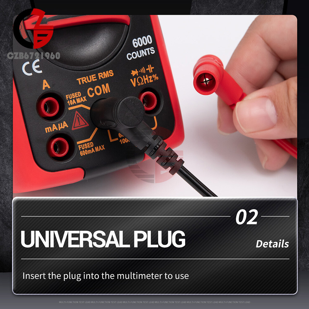 PT-2009 Multimeter Probe Test Leads Digital Multi Meter Needle Tip Tester Lead
