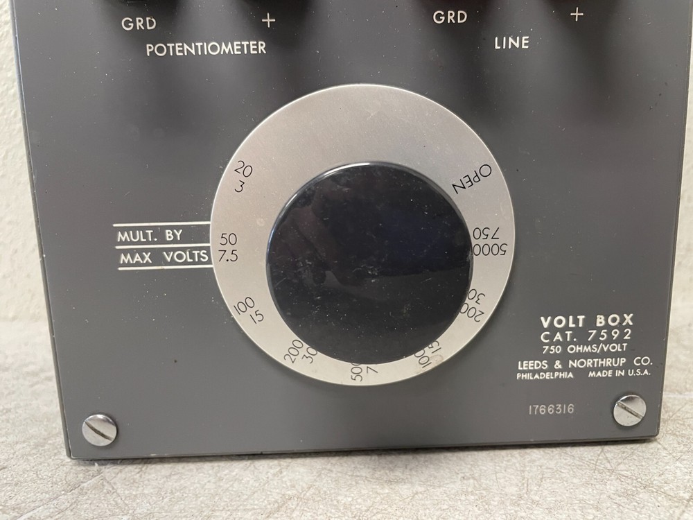 Leeds & Northrup 7592 Multi-Range Volt Box – Vintage Test Equipment