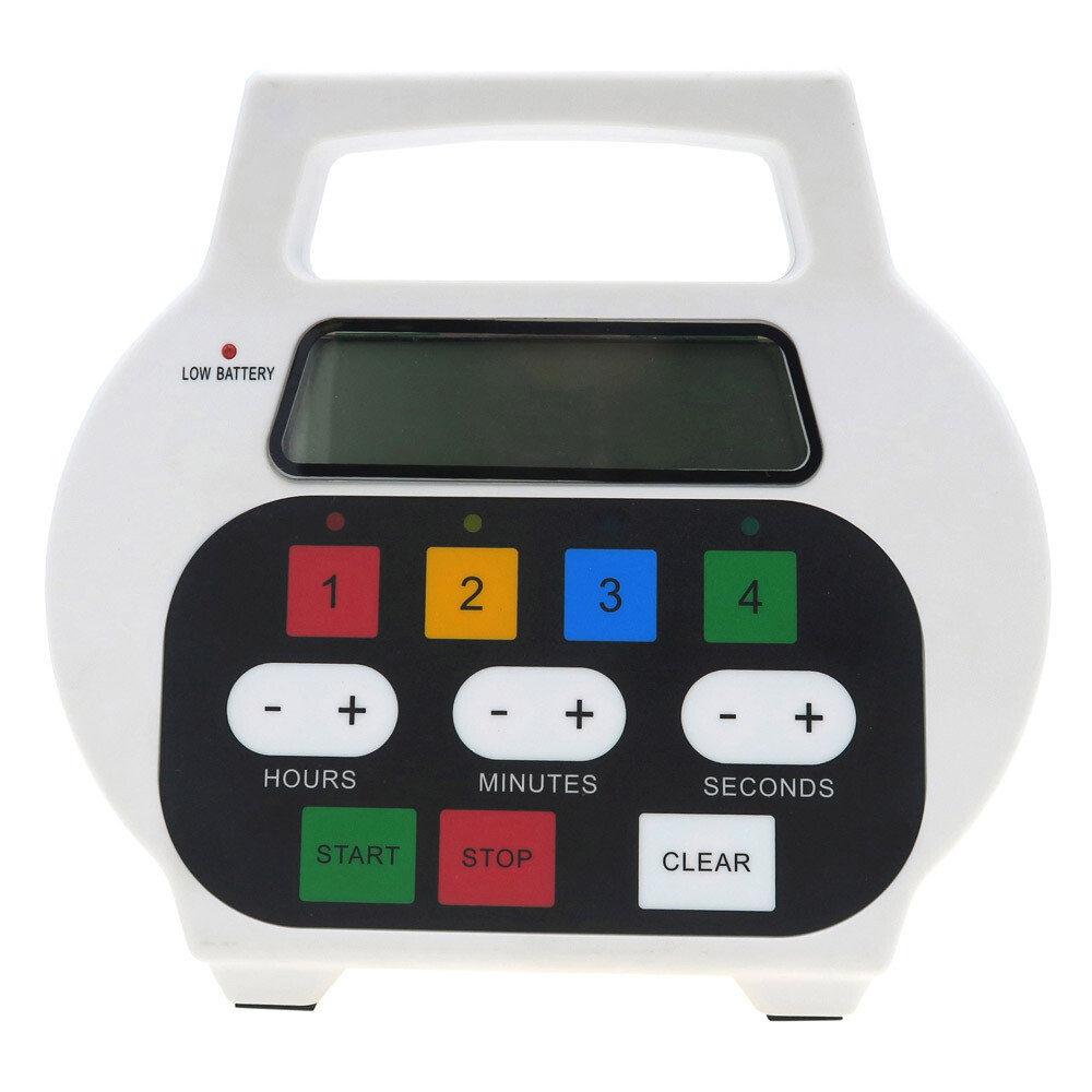 ChefMaster 90218 4 Channel Kitchen Timer w/ LED Display
