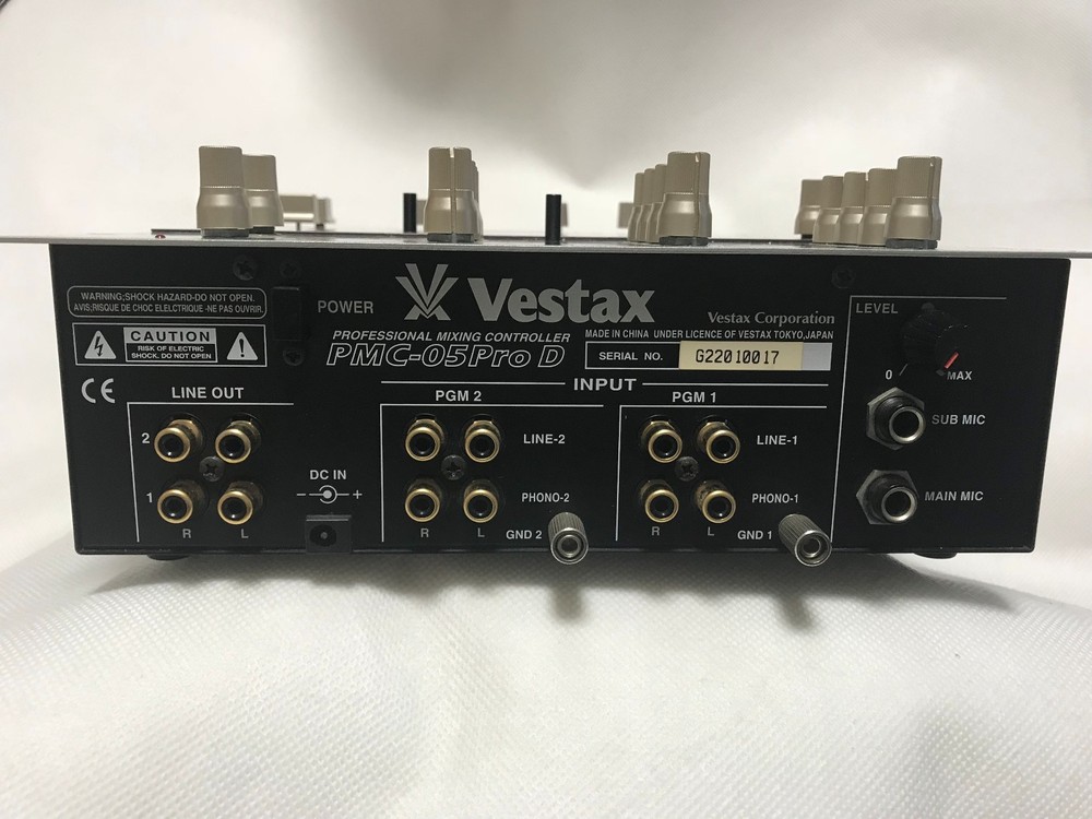 Vestax PMC-05 Pro D Samurai DJ Mixer Professional Mixing Controller