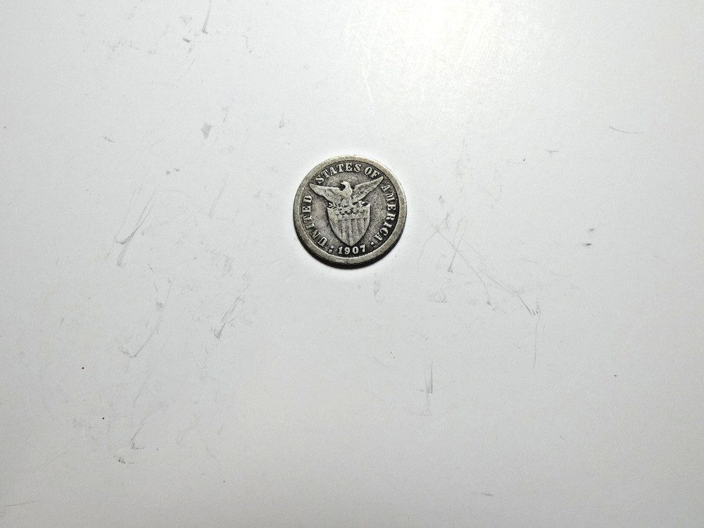 Philippines 10 Centavos coin 1907