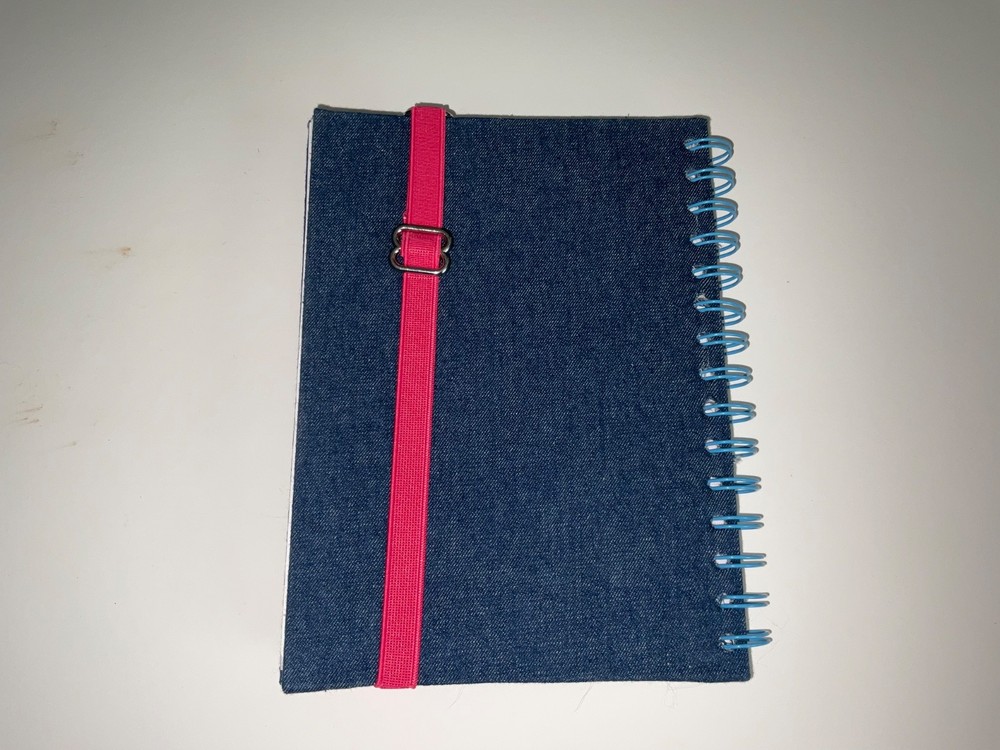 Little Miss Matched Attach-A-Patch Denim Notebook