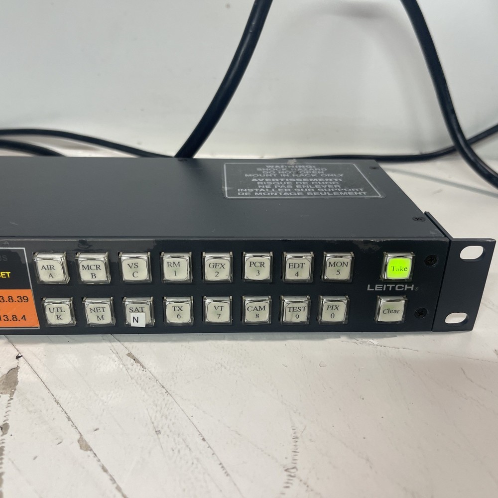 Leitch RCP-ABA1E-XYP control panels
