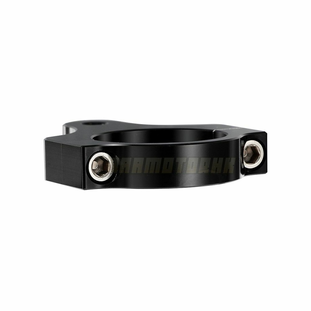 26MM-60MM CNC Motorcycle Steering Damper Fork Frame Mounting Clamp Bracket Black