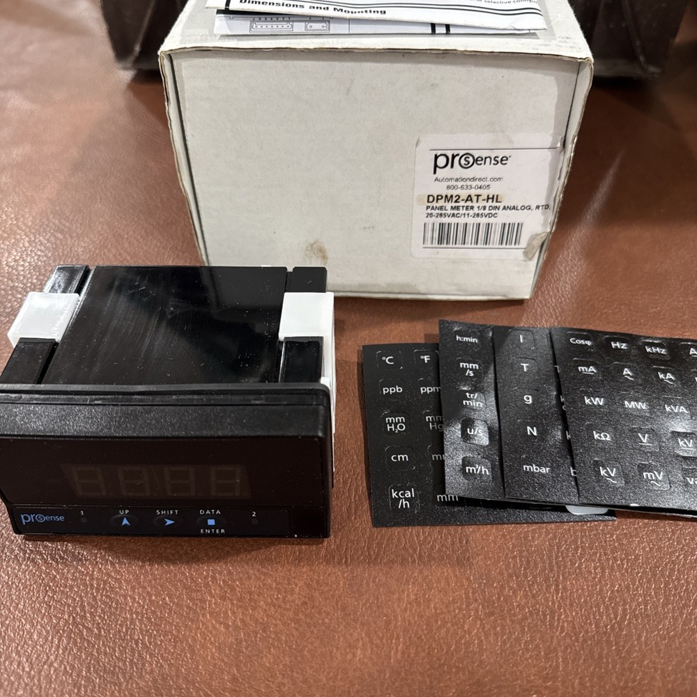 Prosense Digital Panel Meter DPM2-AT-HL Automation Direct