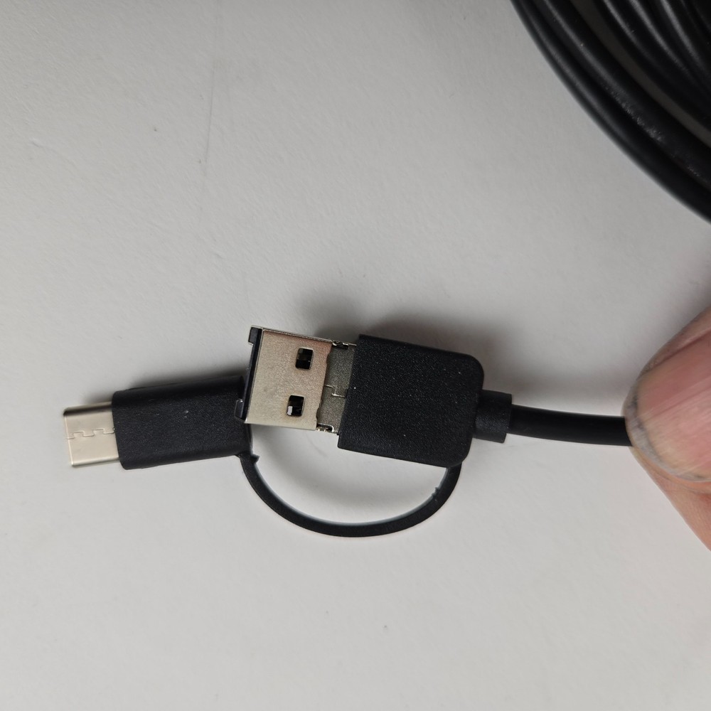 7mm HD Snake Endoscope Borescope Inspection Camera for USB Type C Android PC