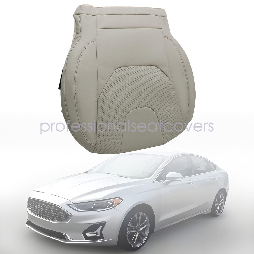 For 2013-2017 Ford Edge Titanium Driver Side Bottom Leather Seat Cover Tan