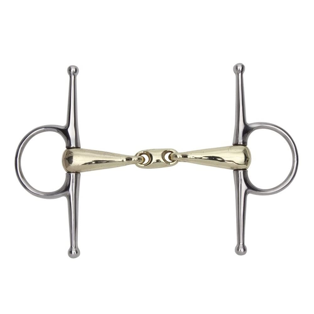 Brass Alloy Snaffle with Lozenge 5"