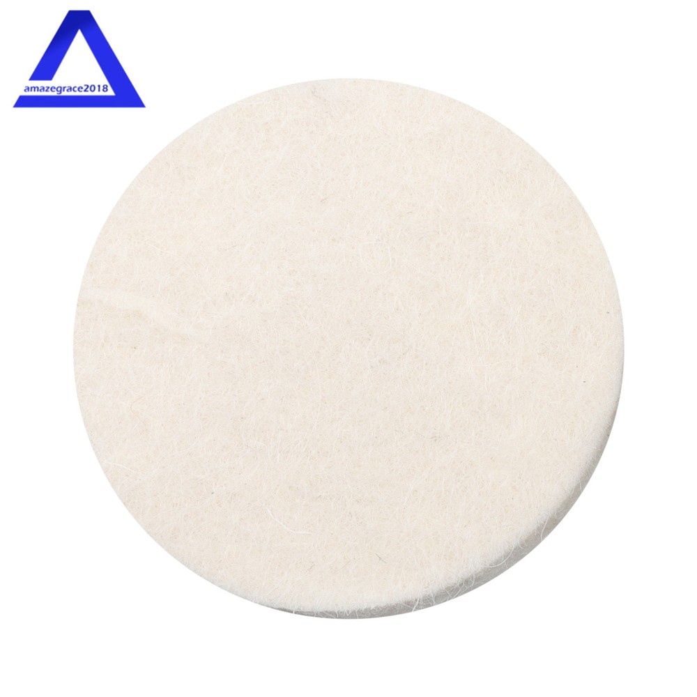 30Pack 2" Compressed Wool Fabric Sanding Discs Buffer Pad Holder w/ 1/4" Shank