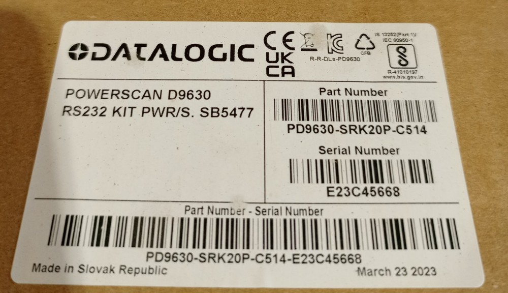 Datalogic Powerscan D9630