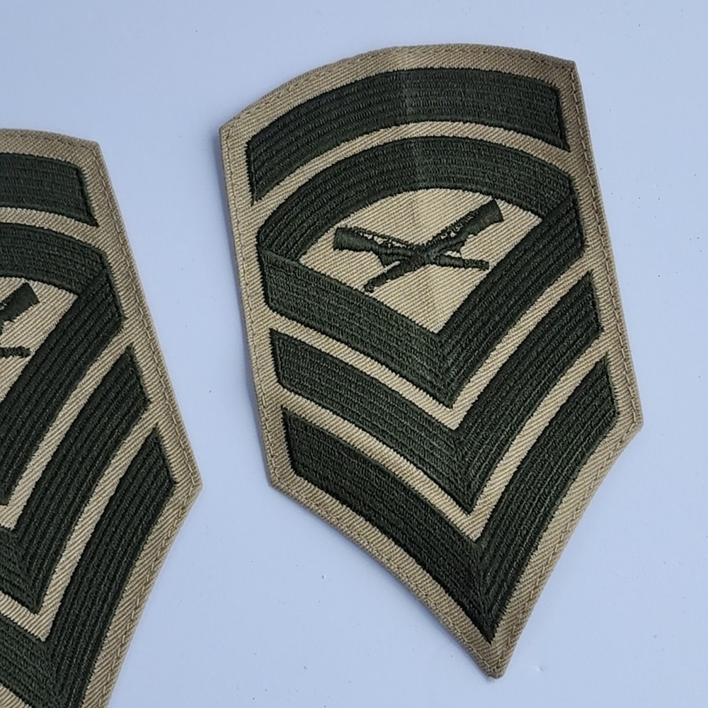 gunnery sergeant patch E-7 Lot Of 2