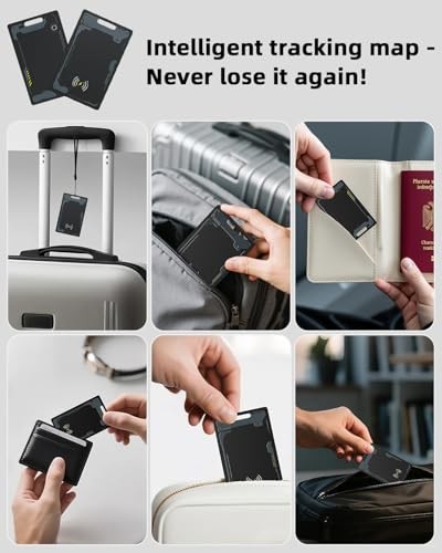 Wallet Tracker Card Android, IP68 Waterproof Smart Card Luggage Tracker